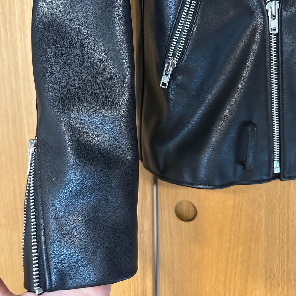 The Frankie Shop Black Leather Jacket - Picture 6 of 7